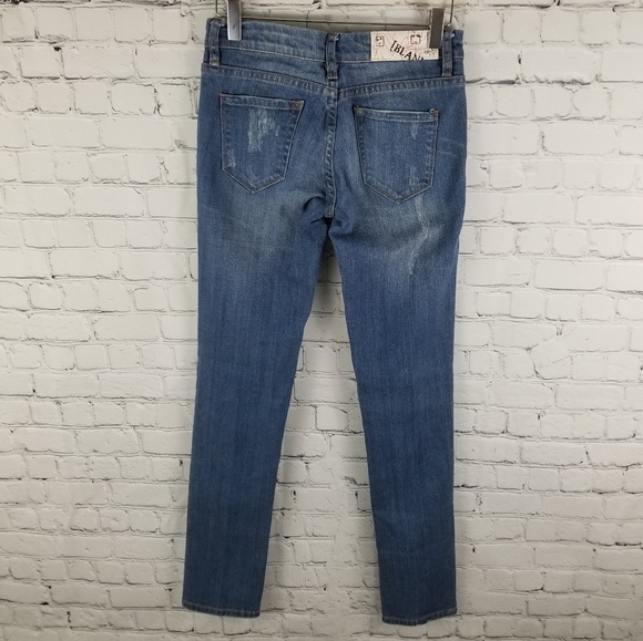 BLANK NYC | distressed denim skinny straight jeans - Picture 6 of 10